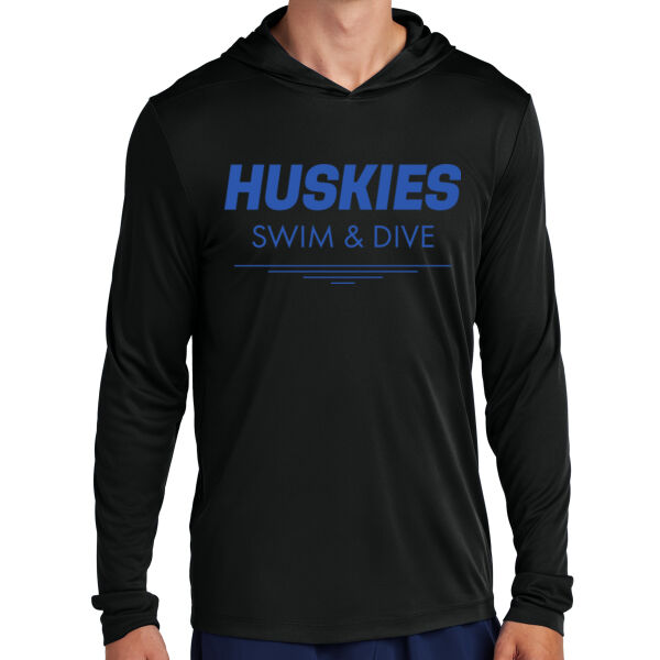 Sport-Tek® Posi-UV® Pro Long Sleeve Hoodie - Printed Logo Thumbnail